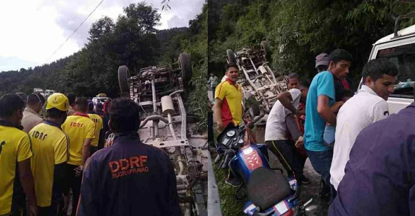 major road accident in Sonprayag-Triyuginarayan motor road in Rudraprayag