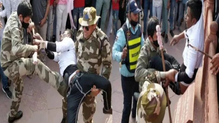 Anti India slogan Pakistan zindabad raised in Taj Mahal complex agra