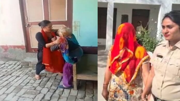 Grandson insisted, grandmother had more than one roti empty, angry daughter-in-law beat her up, was arrested