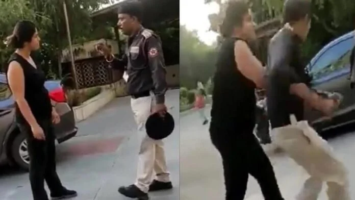 Abusive woman sent to custody for 14 days in Noida