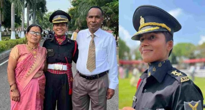 Uttarakhand's Chandni became a lieutenant in the army
