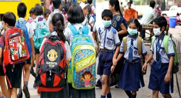 Education department sets school bag weight limits by class