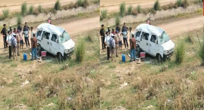 Car of pilgrims returning from Purnagiri Dham met with an accident, 2 lives lost