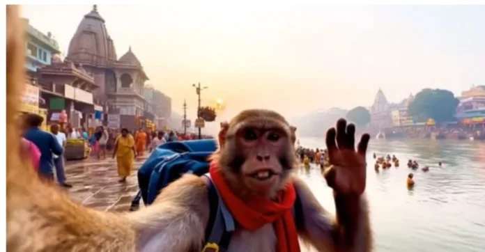 Viral video of 'Monkey Vlogger' in Haridwar: You will be surprised to know the truth!
