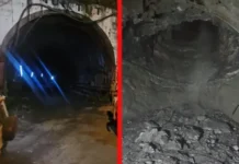 उत्तराखंड का एक और Hydro Project बना खतरे की घंटी, टनल में आ रहा मलबा और पानी; काम रोका Another hydropower project in Uttarakhand raises alarm bells; debris and water are entering the tunnel, and work has been halted.