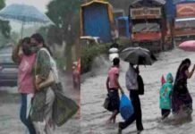 उत्तराखंड में भारी बारिश से जनजीवन अस्त-व्यस्त, कई राष्ट्रीय राजमार्ग बंद; उफान पर नदियां Heavy rains disrupt normal life in Uttarakhand; several national highways closed; rivers in spate.